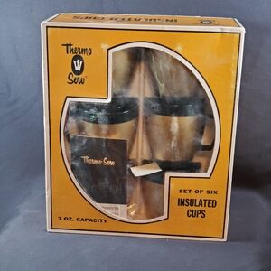 Vintage Thermo Serv Mugs NWT'S